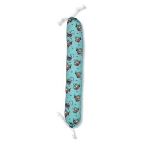 Kattenspeelgoed waar je kat flink kan tegen trappelen. Uit zeer sterke katoenen stof. Gevuld met bio-catnip en wol. Design: 'gevaarlijke' visjes. Gemaakt in België.