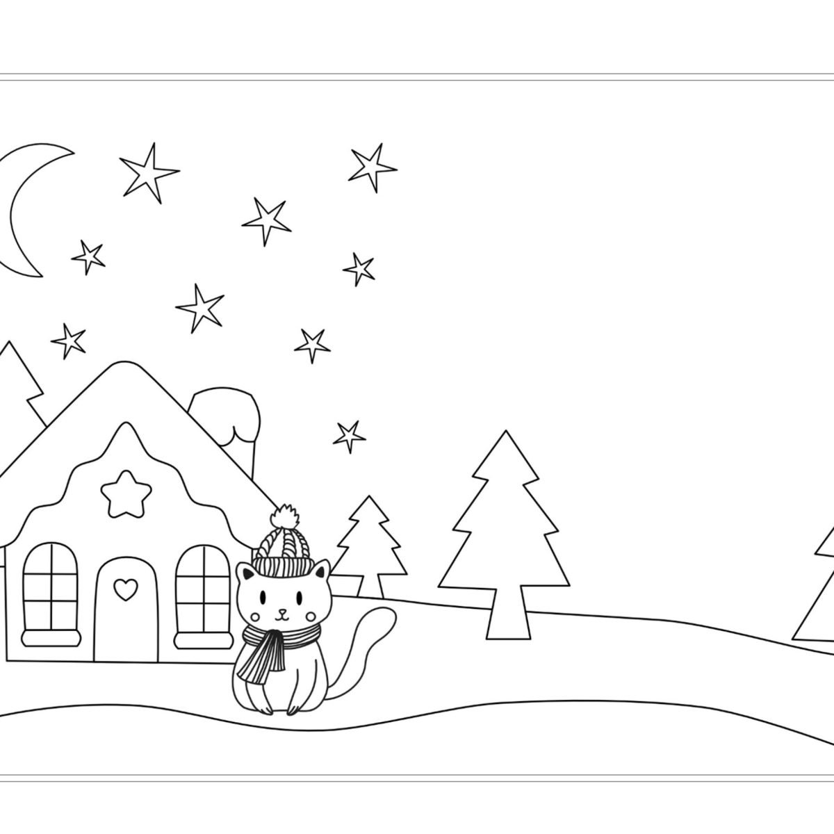 binnenkant inkleurbare kaart katjes 2